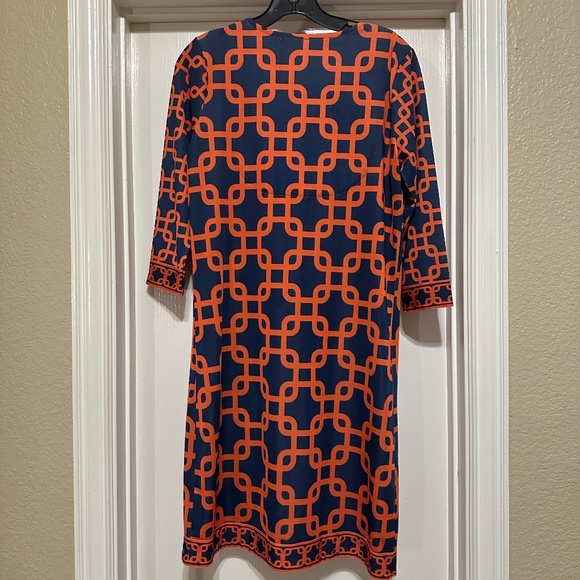 Gretchen Scott geometric Shift Dress S - Picture 5 of 11